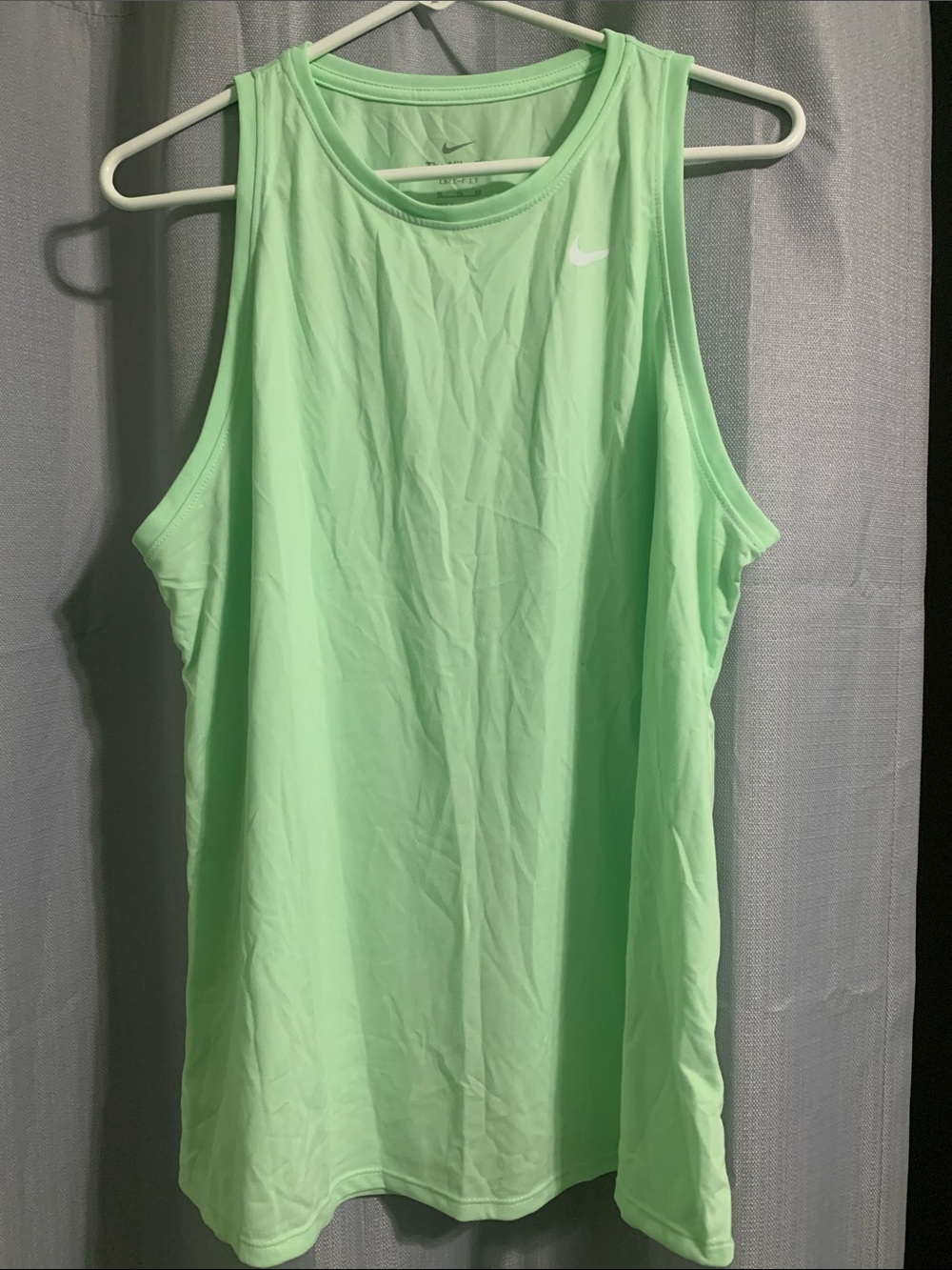 Nike Light Mint Green Sleeveless Athletic Tank